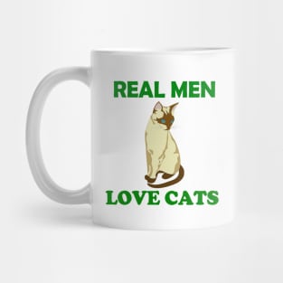 Real Men Love Cats Mug